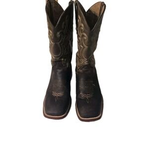 Ferrini Leather Western boots Square toe Caymam 11.5 Men's Cowboy